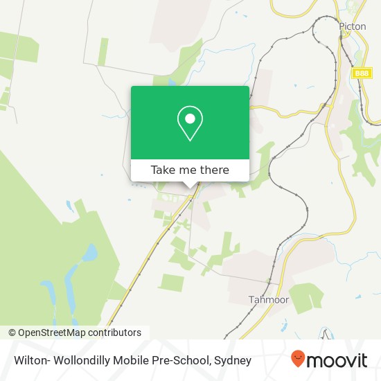 Wilton- Wollondilly Mobile Pre-School map