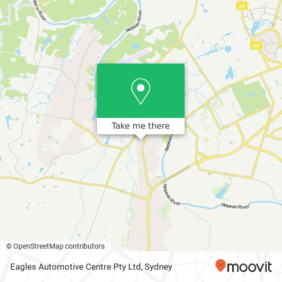 Mapa Eagles Automotive Centre Pty Ltd