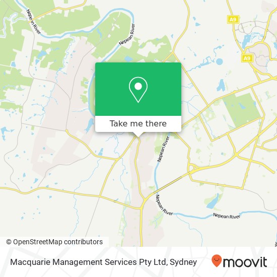 Macquarie Management Services Pty Ltd map