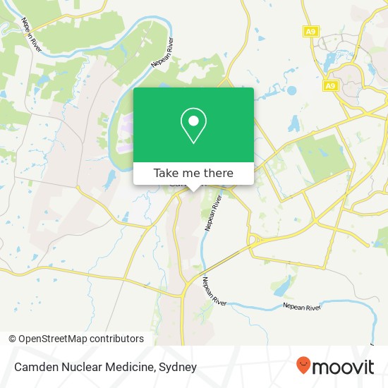 Camden Nuclear Medicine map