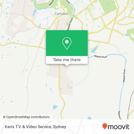 Ken's T.V. & Video Service map