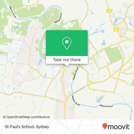Mapa St Paul's School