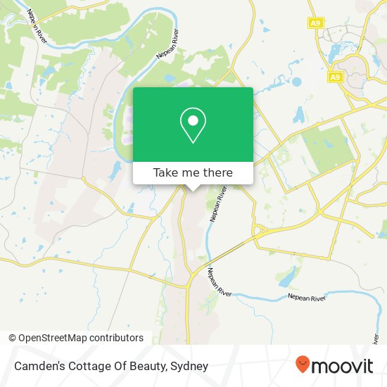 Camden's Cottage Of Beauty map