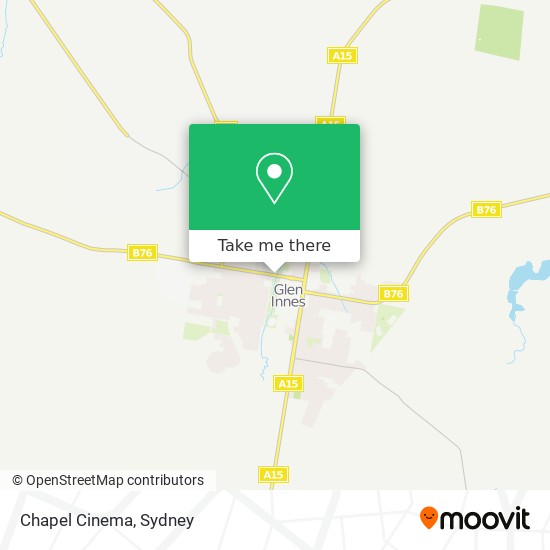 Chapel Cinema map