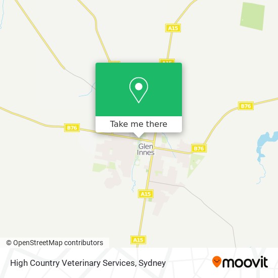 High Country Veterinary Services map