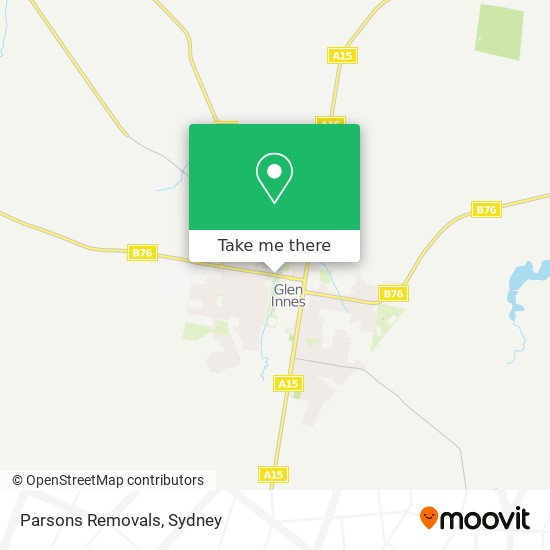 Parsons Removals map