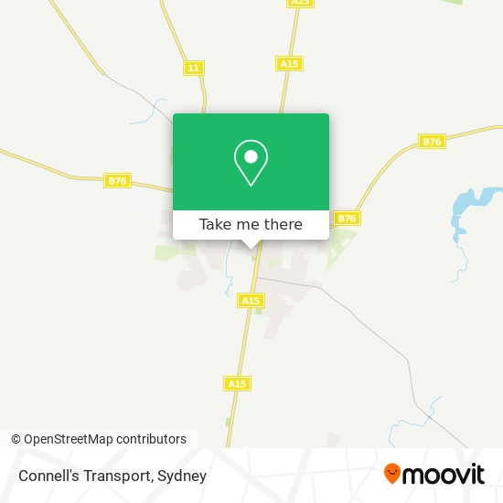 Connell's Transport map