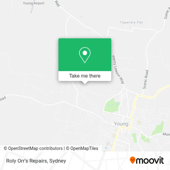 Roly Orr's Repairs map