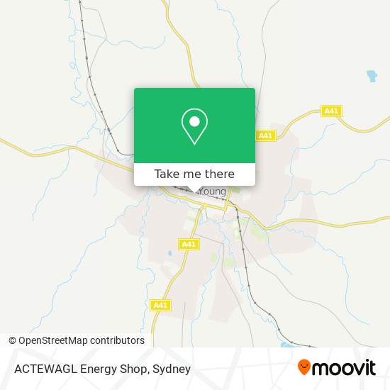 ACTEWAGL Energy Shop map