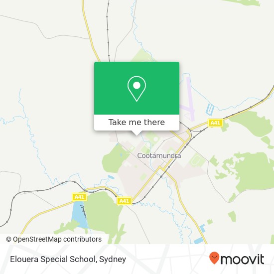 Elouera Special School map