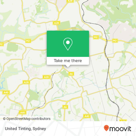 Mapa United Tinting