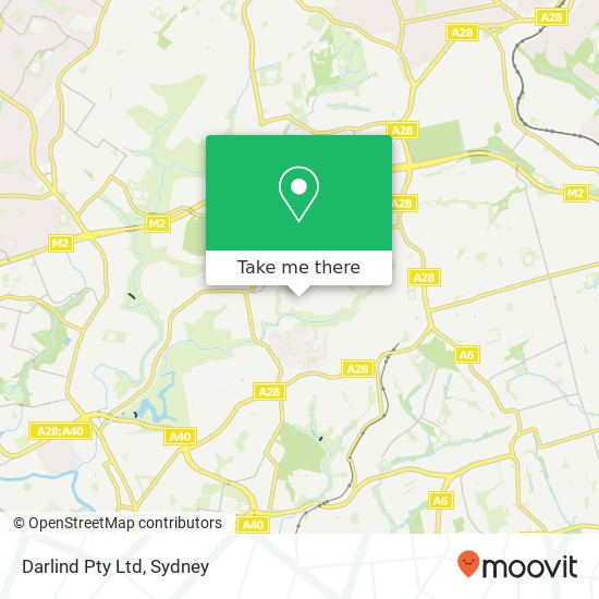 Darlind Pty Ltd map