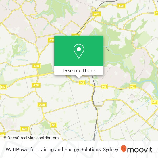 WattPowerful Training and Energy Solutions map