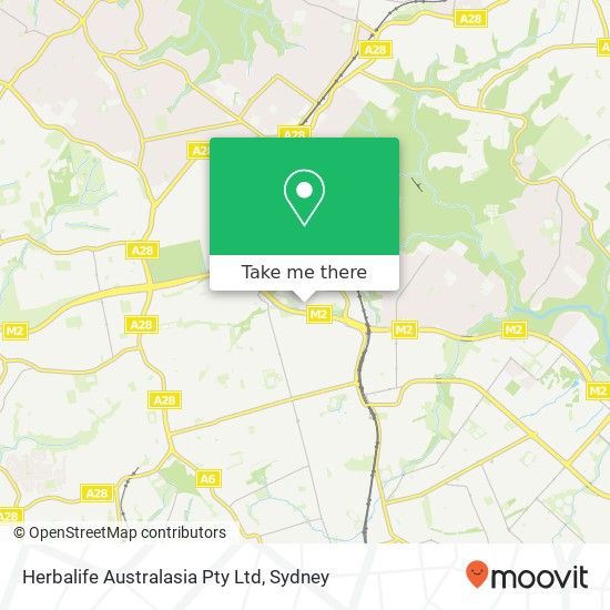 Herbalife Australasia Pty Ltd map