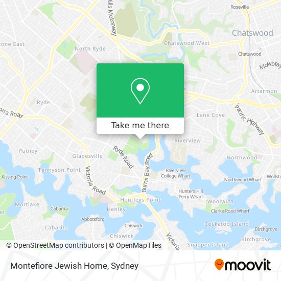 Montefiore Jewish Home map