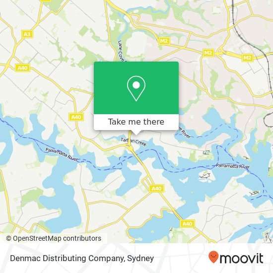 Denmac Distributing Company map