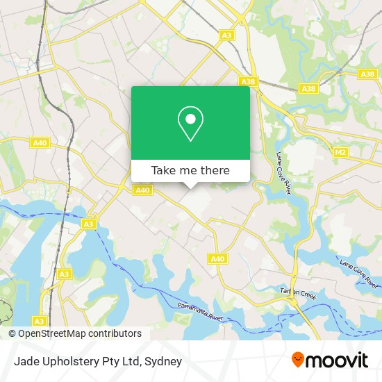 Jade Upholstery Pty Ltd map