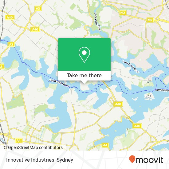 Innovative Industries map