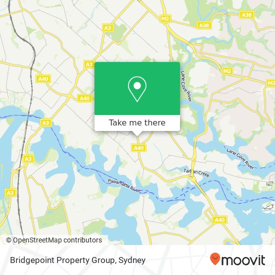 Bridgepoint Property Group map