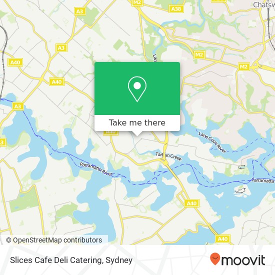 Slices Cafe Deli Catering map