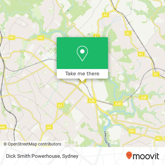 Dick Smith Powerhouse map