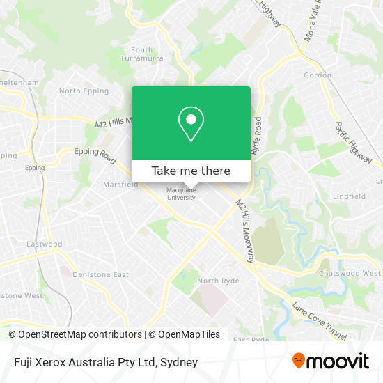Fuji Xerox Australia Pty Ltd map