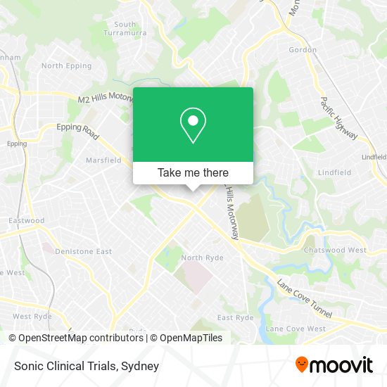 Sonic Clinical Trials map