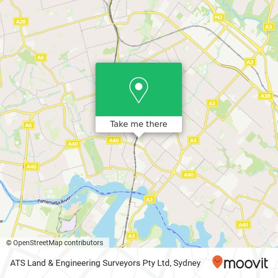 ATS Land & Engineering Surveyors Pty Ltd map