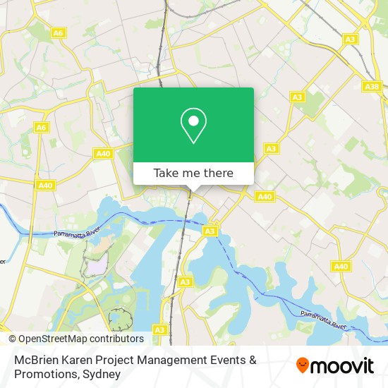 McBrien Karen Project Management Events & Promotions map