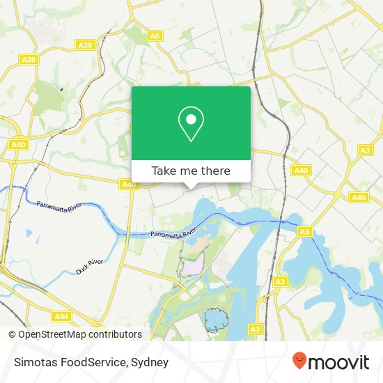 Mapa Simotas FoodService