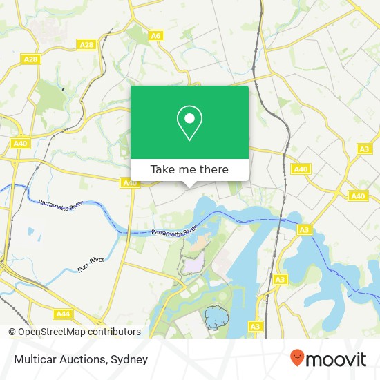 Multicar Auctions map