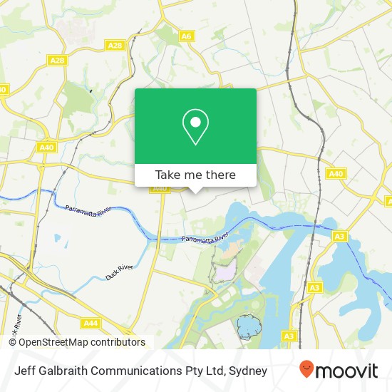 Mapa Jeff Galbraith Communications Pty Ltd