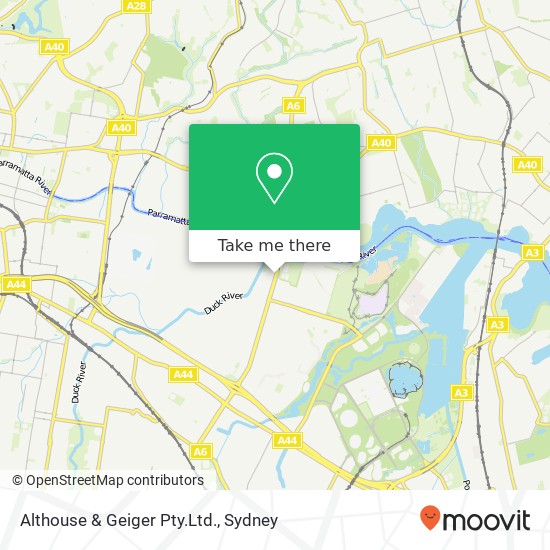 Althouse & Geiger Pty.Ltd. map