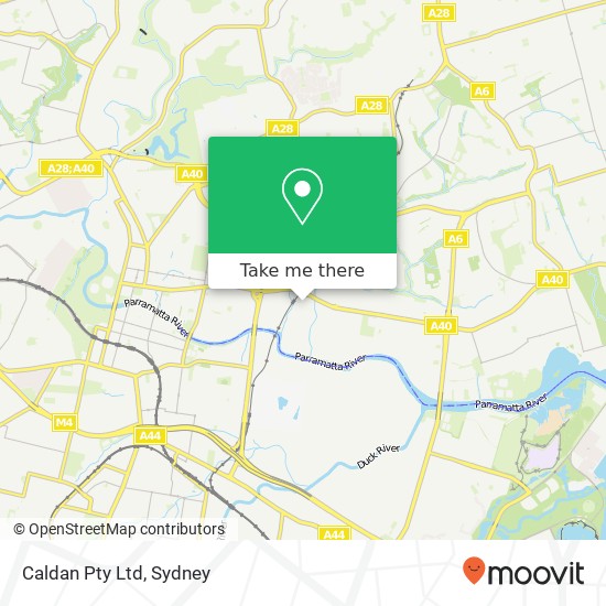 Caldan Pty Ltd map