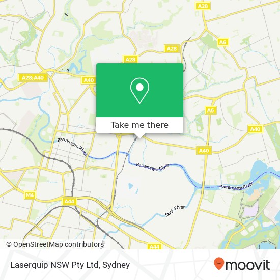 Mapa Laserquip NSW Pty Ltd