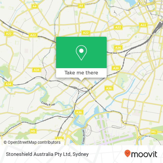 Mapa Stoneshield Australia Pty Ltd