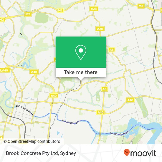 Brook Concrete Pty Ltd map