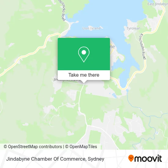 Mapa Jindabyne Chamber Of Commerce