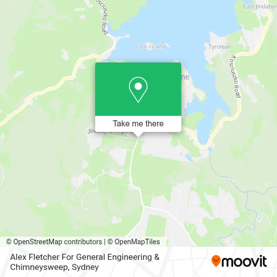 Mapa Alex Fletcher For General Engineering & Chimneysweep