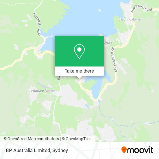 BP Australia Limited map
