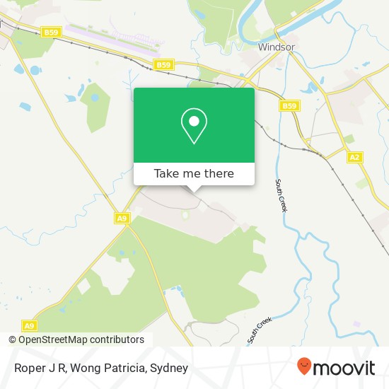 Roper J R, Wong Patricia map