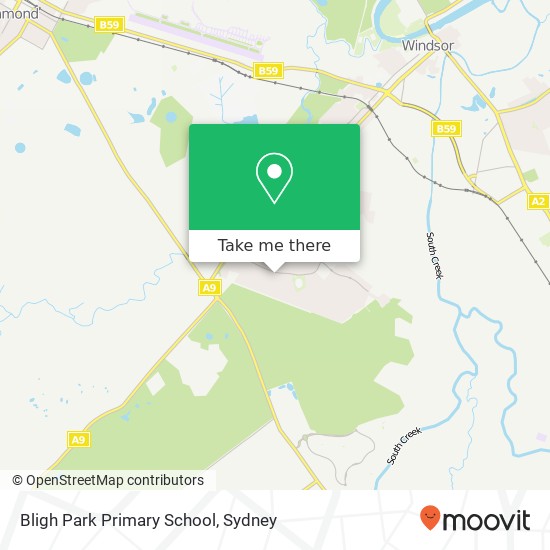 Bligh Park Primary School map