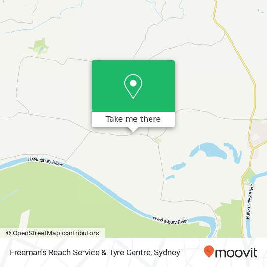 Mapa Freeman's Reach Service & Tyre Centre