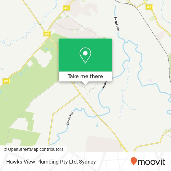 Hawks View Plumbing Pty Ltd map