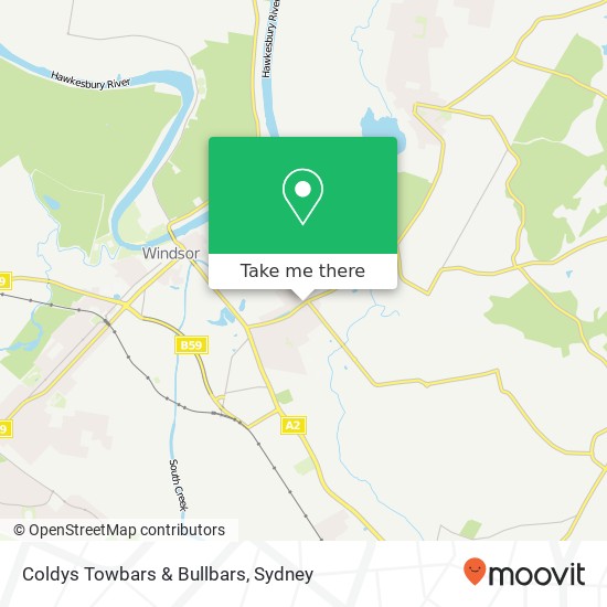Coldys Towbars & Bullbars map
