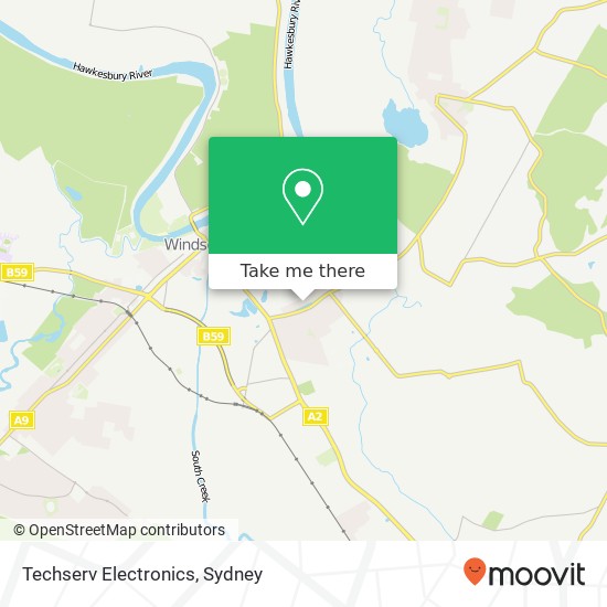 Techserv Electronics map