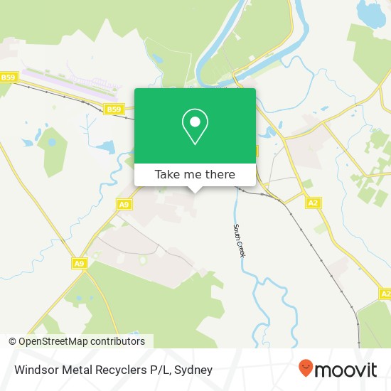 Windsor Metal Recyclers P/L map