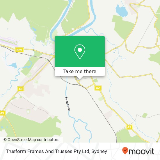 Trueform Frames And Trusses Pty Ltd map