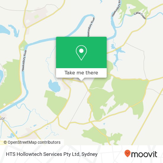 Mapa HTS Hollowtech Services Pty Ltd