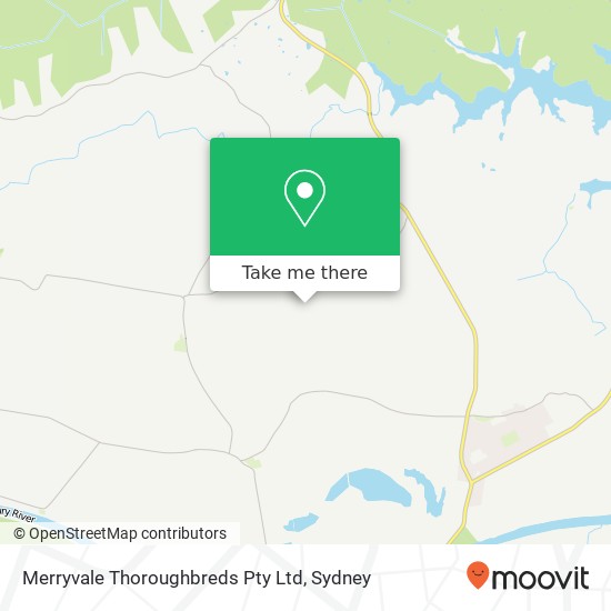 Mapa Merryvale Thoroughbreds Pty Ltd